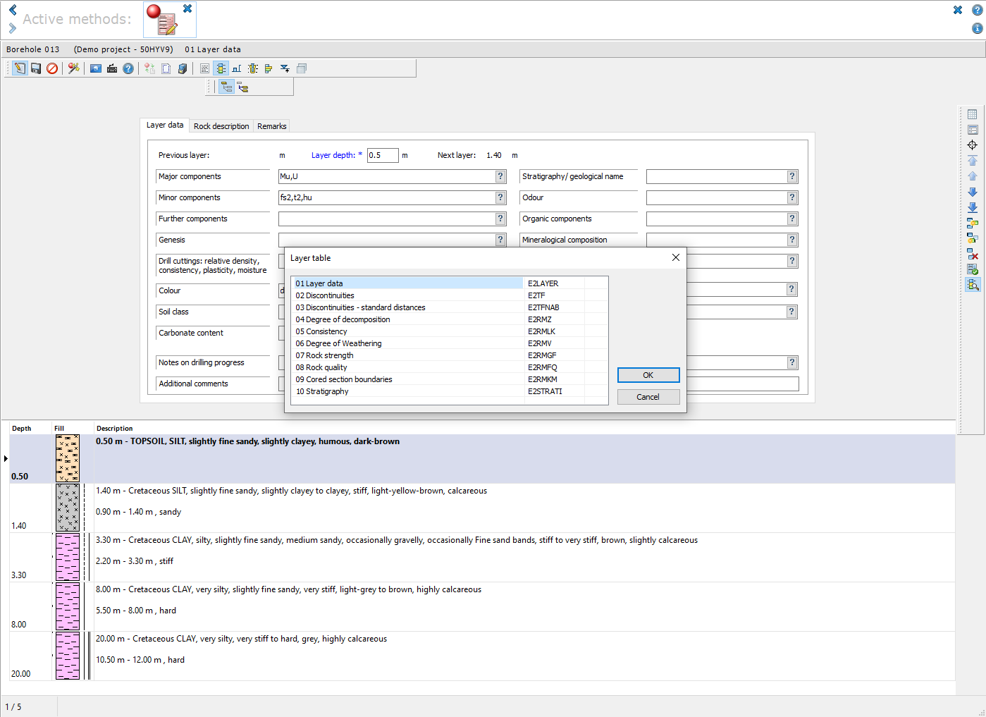 Additonal layer data